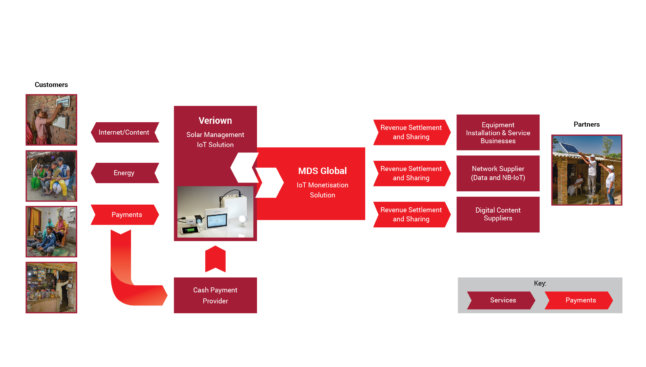 MDS Global and Veriown diagram